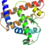 โปรตีน (อังกฤษ: protein) เป็นสารประกอบชีวเคมี ซึ่งประกอบด้วยพอลิเปปไทด์หนึ่งสายหรือมากกว่า ที่พับกันเป็นรูปทรงกลมหรือเส้นใย โดยทำหน้าที่อำนวยกระบวนการทางชีววิทยา พอลิเปปไทด์เป็นพอลิเมอร์สายเดี่ยวที่เป็นเส้นตรงของกรดอะมิโนที่เชื่อมเข้ากันด้วยพันธะเปปไทด์ระหว่างหมู่คาร์บอกซิลและหมู่อะมิโนของกรดอะมิโนเหลือค้าง (residue) ที่อยู่ติดกัน