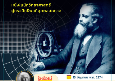 James Clerk Maxwell หนึ่งในนักวิทยาศาสตร์ผู้ทรงอิทธิพลที่สุด ...