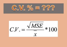C.V.% หมายถึงอะไร