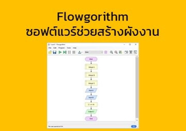 Flowgorithm ซอฟต์แวร์ช่วยสร้างผังงาน