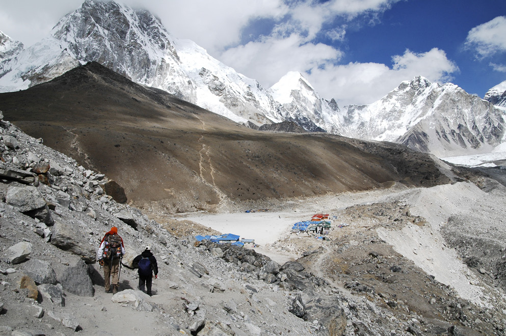 Gorakshep, Sagarmatha National Park ในเนปาล 