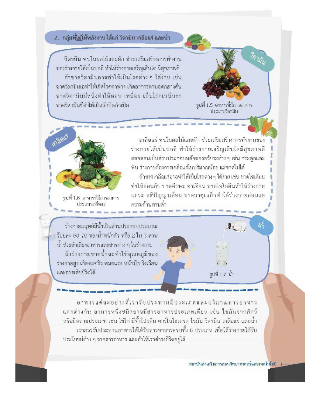 ใบความรู้เรื่องสารอาหาร พลังงาน และการรับประทานอาหาร 2