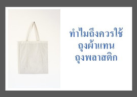 ทำไมถึงควรใช้ถุงผ้าแทนถุงพลาสติก พารามิเตอร์รูปภาพ 1