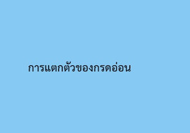 การแตกตัวของกรดอ่อน รูปภาพ 1