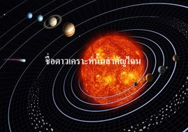 ชื่อดาวเคราะห์นั้นสำคัญไฉน รูปภาพ 1