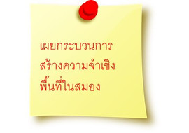 เผยกระบวนการสร้างความจำเชิงพื้นที่ในสมอง พารามิเตอร์รูปภาพ 1