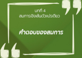 คำตอบของสมการ รูปภาพ 1