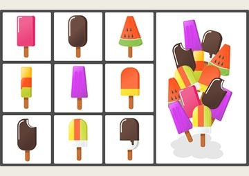 เกมส์ไอศกรีม ไฮเทค Hi-Tech Ice-cream game พารามิเตอร์รูปภาพ 1