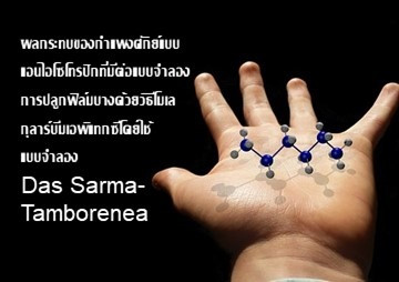 ผลกระทบของกำแพงศักย์แบบแอนไอโซโทรปิกที่มีต่อแบบจำลองการปลูกฟิล์มบางด้วยวิธีโมเลกุลาร์บีมเอพิแทกซีโดยใช้แบบจำลอง Das Sarma-Tamborenea ... พารามิเตอร์รูปภาพ 1