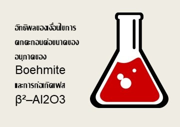 อิทธิพลของเงื่อนไขการตกตะกอนต่อขนาดของอนุภาคของ Boehmite ... พารามิเตอร์รูปภาพ 1