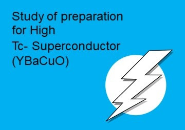 Study of preparation for High Tc- Superconductor (YBaCuO) พารามิเตอร์รูปภาพ 1