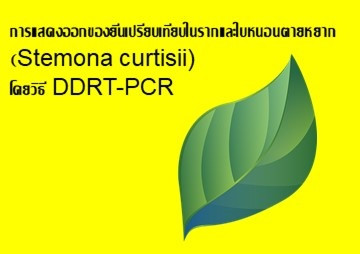 การแสดงออกของยีนเปรียบเทียบในรากและใบหนอนตายหยาก (Stemona ... พารามิเตอร์รูปภาพ 1
