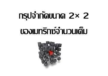 กรุปจำกัดขนาด 2× 2 ของเมทริกซ์จำนวนเต็ม พารามิเตอร์รูปภาพ 1
