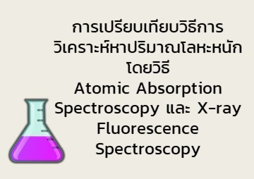 การเปรียบเทียบวิธีการวิเคราะห์หาปริมาณโลหะหนักโดยวิธี ... รูปภาพ 1