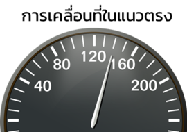 การเคลื่อนที่ในแนวตรง พารามิเตอร์รูปภาพ 1