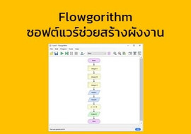 Flowgorithm ซอฟต์แวร์ช่วยสร้างผังงาน รูปภาพ 1