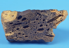 หินบะซอลต์แบบมีรูพรุน รูปภาพ 1